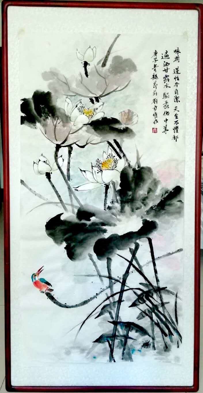 战病疫，传真爱——荷护众生书画作品展播