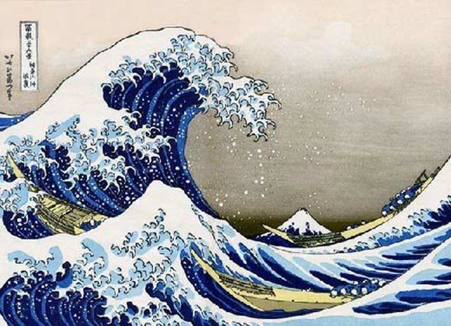 神奈川冲浪里》——批量生产的工艺品，却成为了引领时代的旗帜