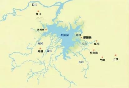 鄱阳湖水系示意图 来源：中国三峡杂志