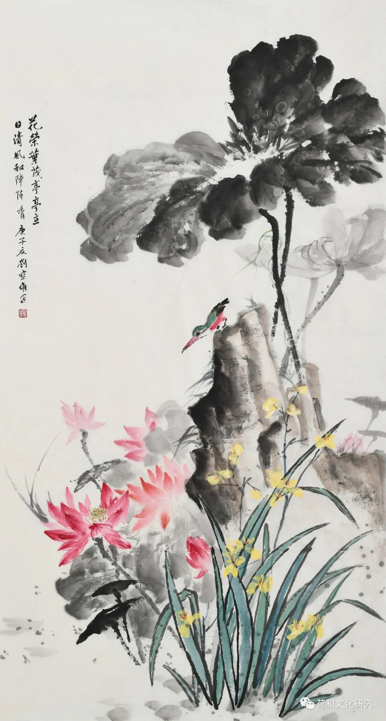 荷和隽永奔小康，脱贫攻坚同发展——全国美术名家画荷网展（第一集）