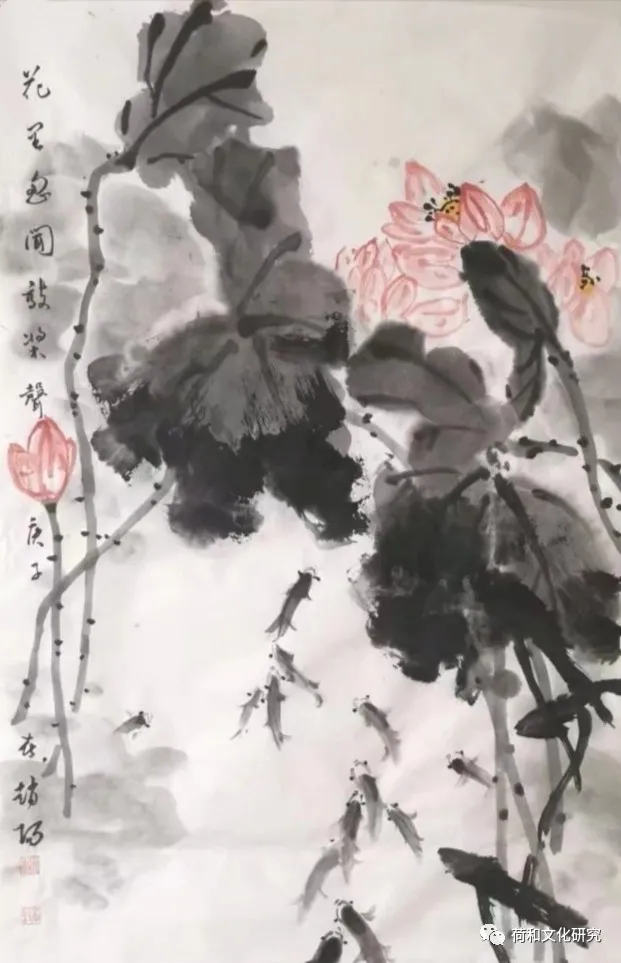 荷和隽永奔小康，脱贫攻坚同发展——全国美术名家画荷网展（第二集）