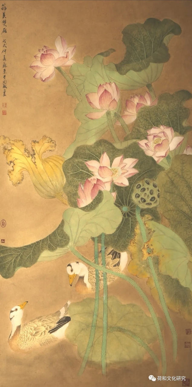 荷和隽永奔小康，脱贫攻坚同发展——全国美术名家画荷网展（第二集）