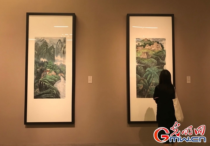 苗重安绘画展亮相国博 85件作品诠释“重山和畅”