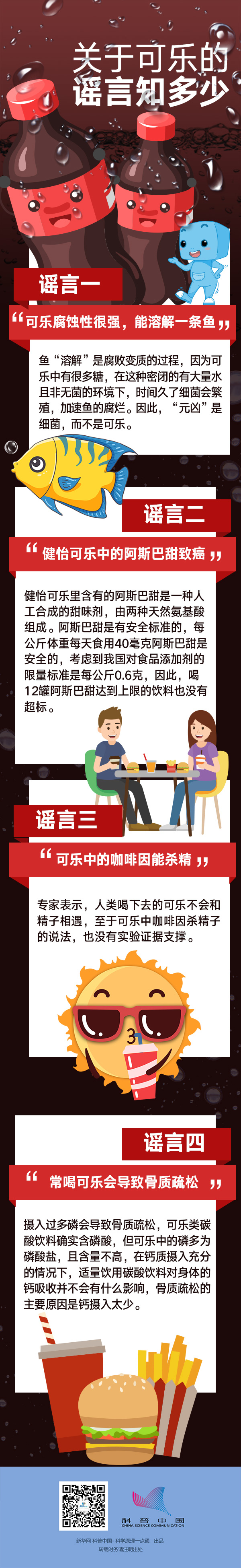 关于可乐的谣言知多少？