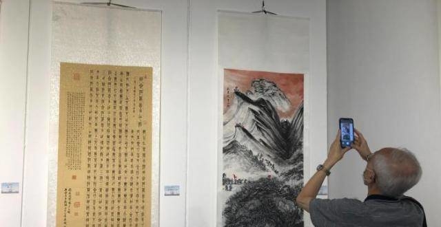 逾百幅三地书画家作品亮相“大美湾区”粤港澳大湾区书画交流展